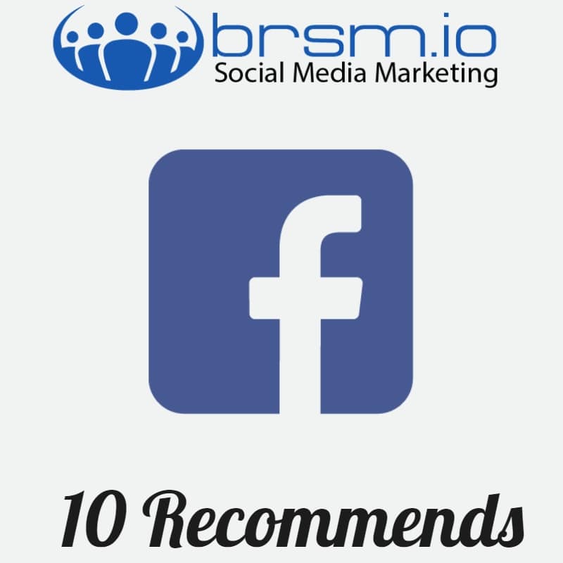facebook recommendations with BRSM