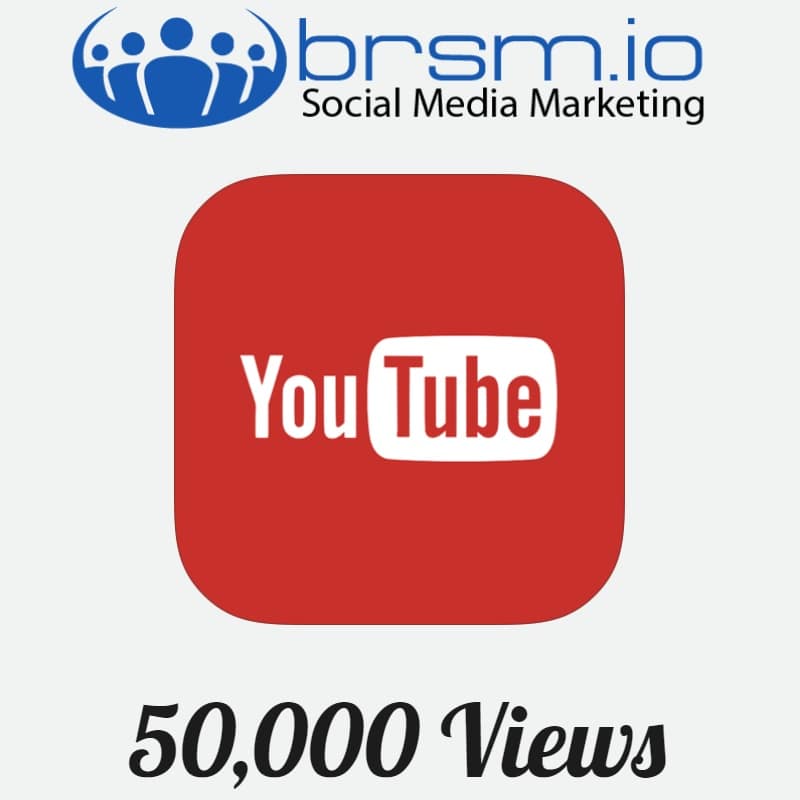 50000 youtube views