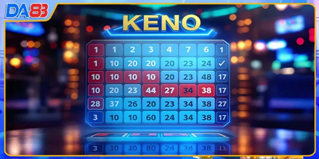 Các Cặp Số Keno Hay Về Hiện Nay Tại DA88 Theo Tần Suất